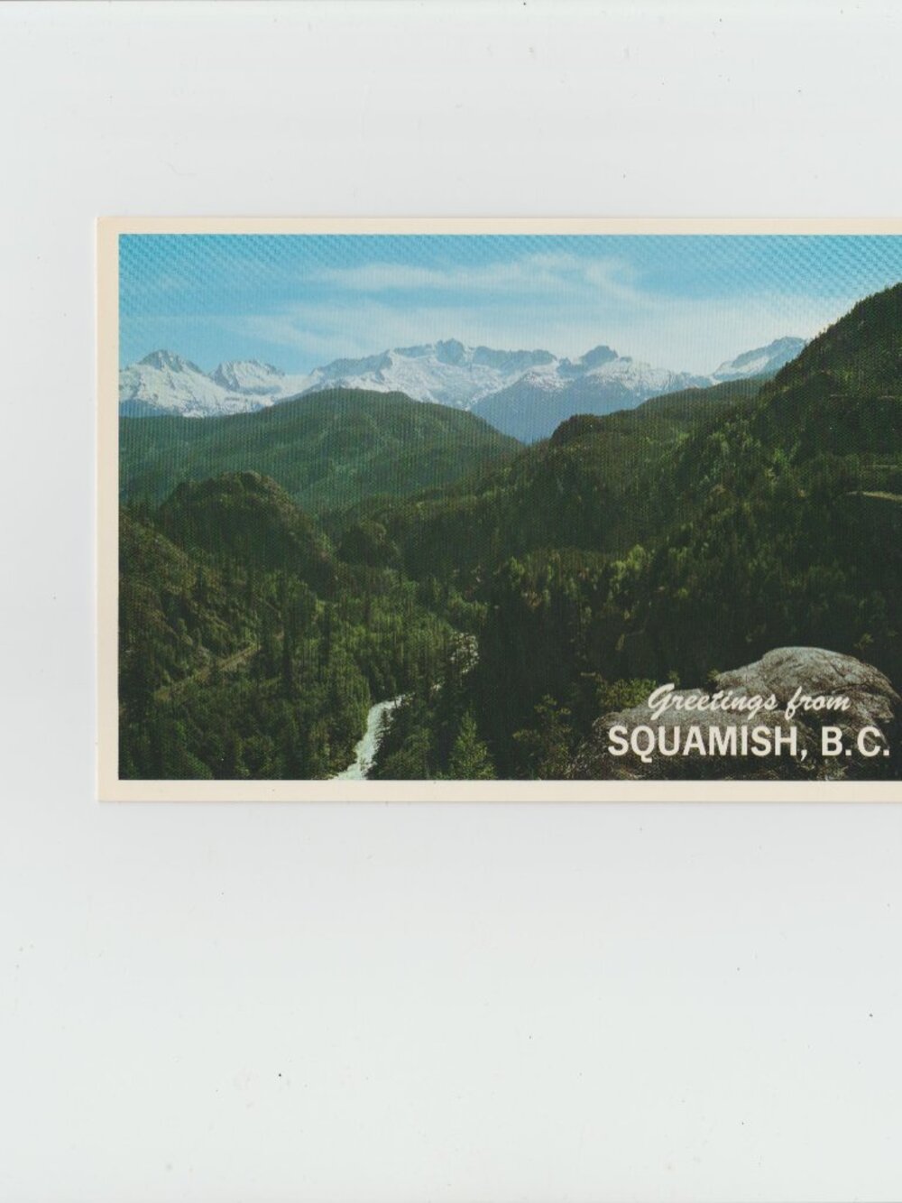 Vintage Postcard Is " Greeting's From Squamish B.C.